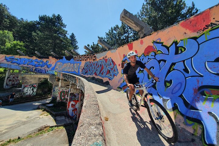 Trebevic Mountain Biking Tour from Sarajevo - Bobsleigh Track - Photo 1 of 12